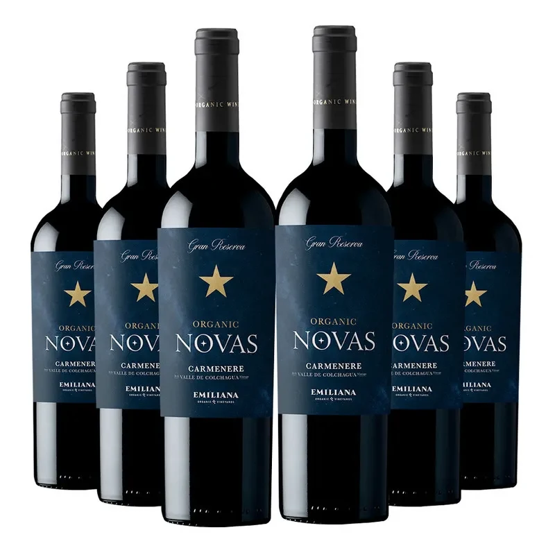 6 Vinos Emiliana Novas Carmenere1