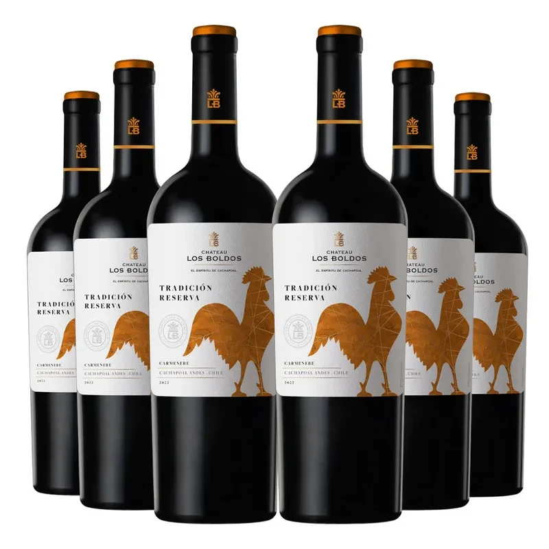 6 Vinos Los Boldos Tradicion Reserva Carmenere1