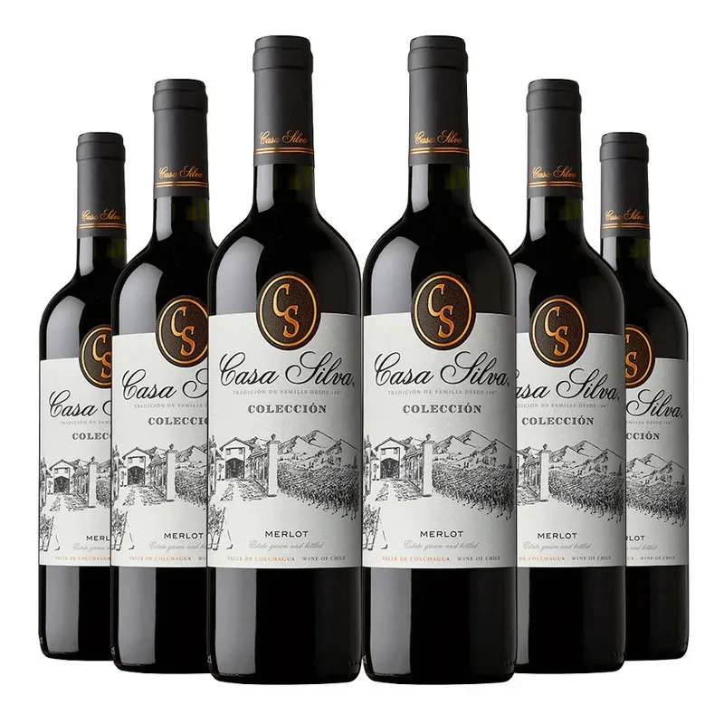 6 vinos Casa Silva Coleccion Merlot1