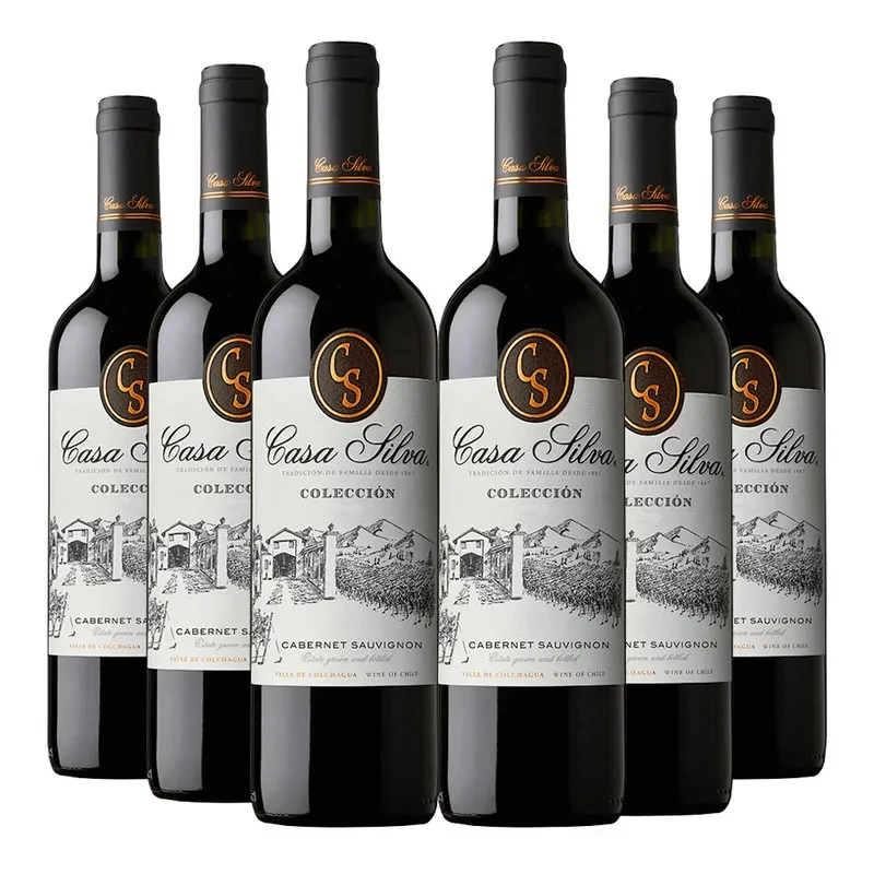 6 Vinos Casa Silva Coleccion Cabernet Sauvignon1