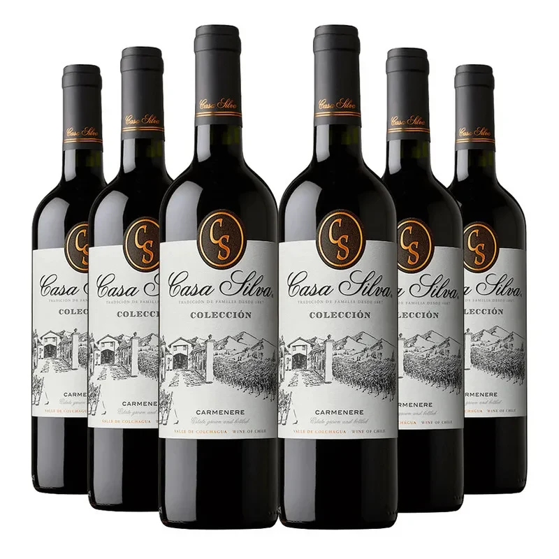 6 Vinos Casa Silva Coleccion Carmenere1