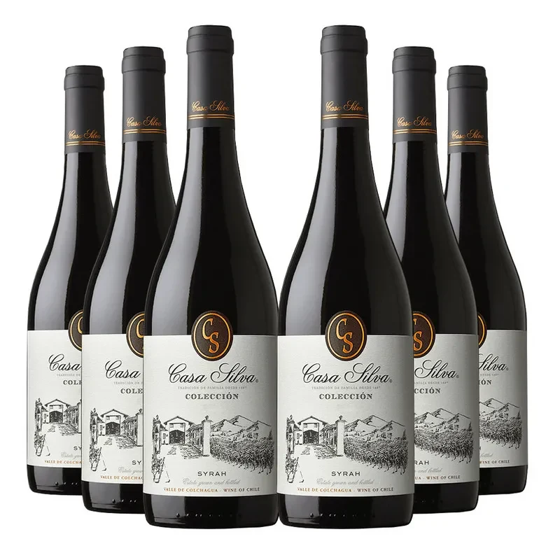 6 Vinos Casa Silva Coleccion Syrah1