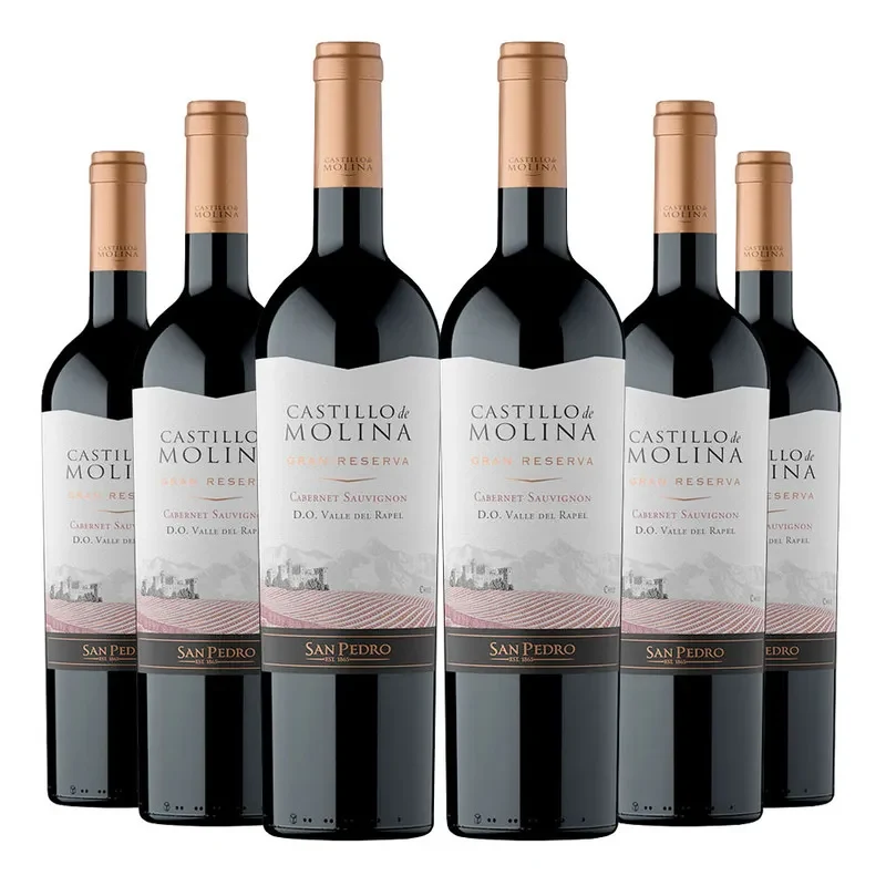 6 Vinos Castillo de Molina Cabernet Sauvignon1
