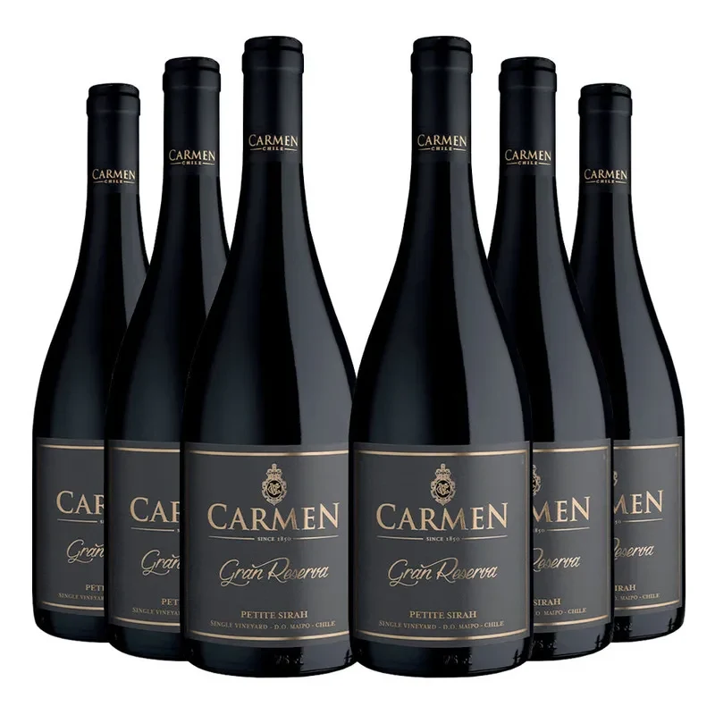 6 Vinos Carmen Gran Reserva Petit Syrah1
