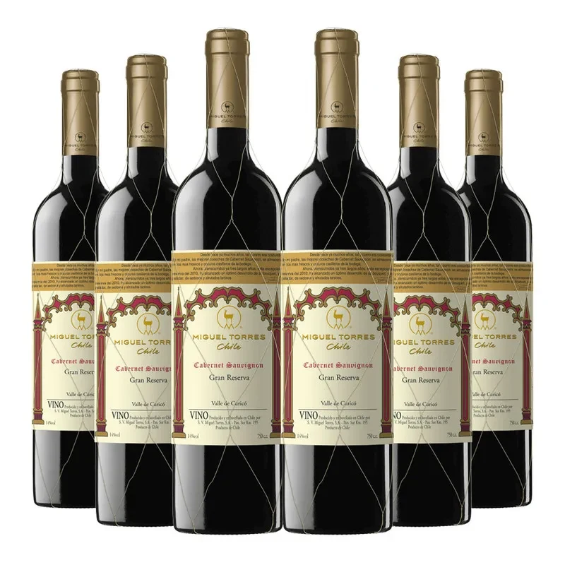 6 Vinos Miguel Torres Gran Reserva, C. Sauvignon1