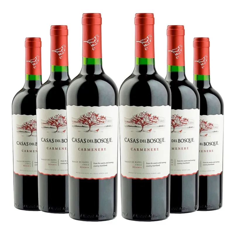 6 Vinos Casas del Bosque Rva Carmenere1
