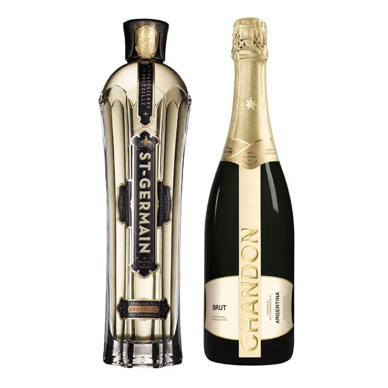 2 Licores Pack: Saint Germain + Chandon Brut1