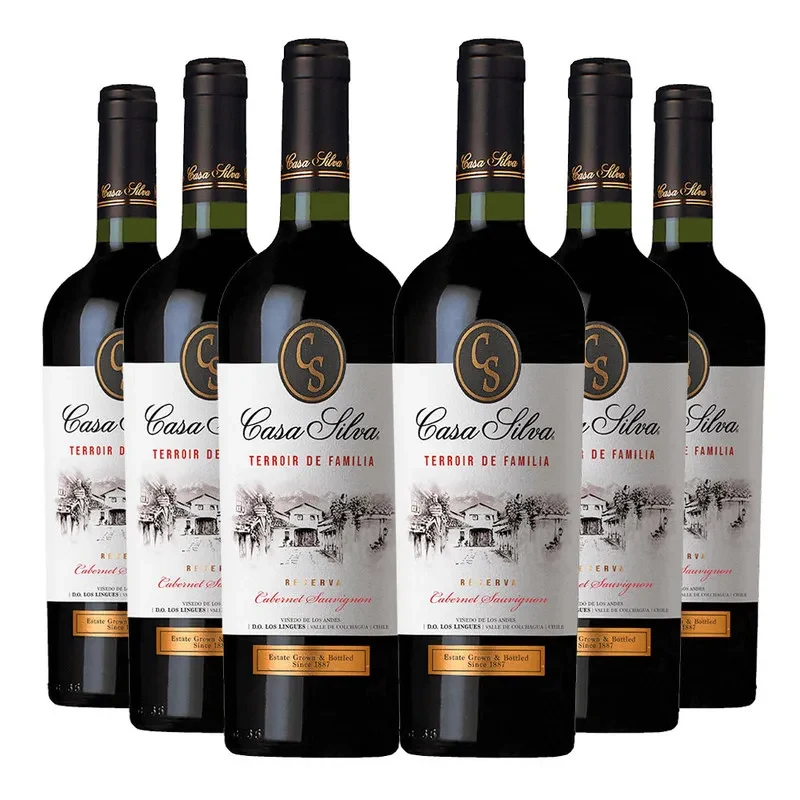 6 Vinos Casa Silva Terroir de Familia Reserva, Cabernet Sauvignon1