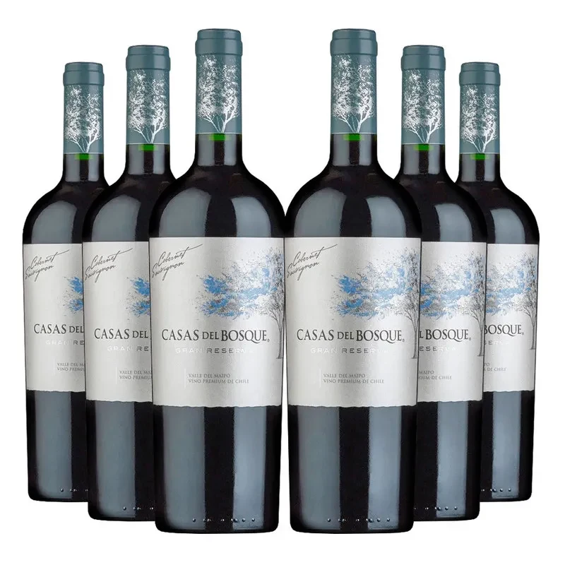 6 Vinos Casas del Bosque Gran Reserva Cabernet Sauvignon1