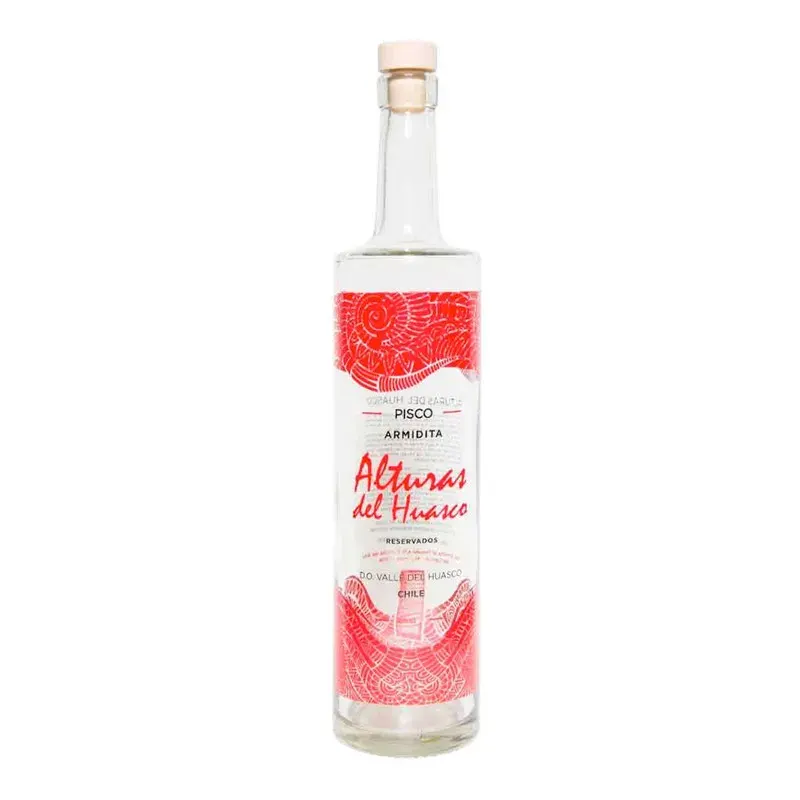 Pisco Armidita Alturas del Huasco Reposado Transparente, Huasco
