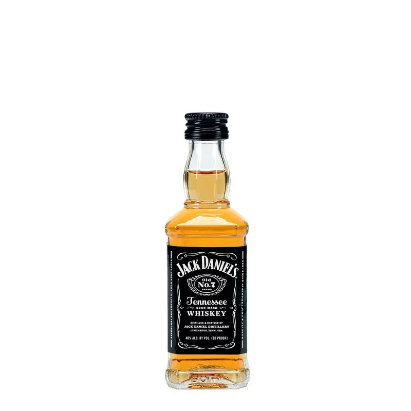 Miniatura Jack Daniels Old Nº7, Vidrio, Tennessee Whiskey
