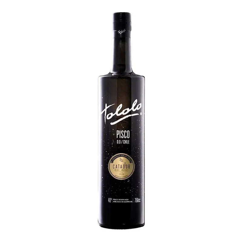 Pisco Tololo Black Reservado Envejecido, Limari