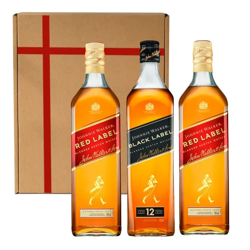 3 Whiky Johnnie Walker Collection (1Black + 2Red)