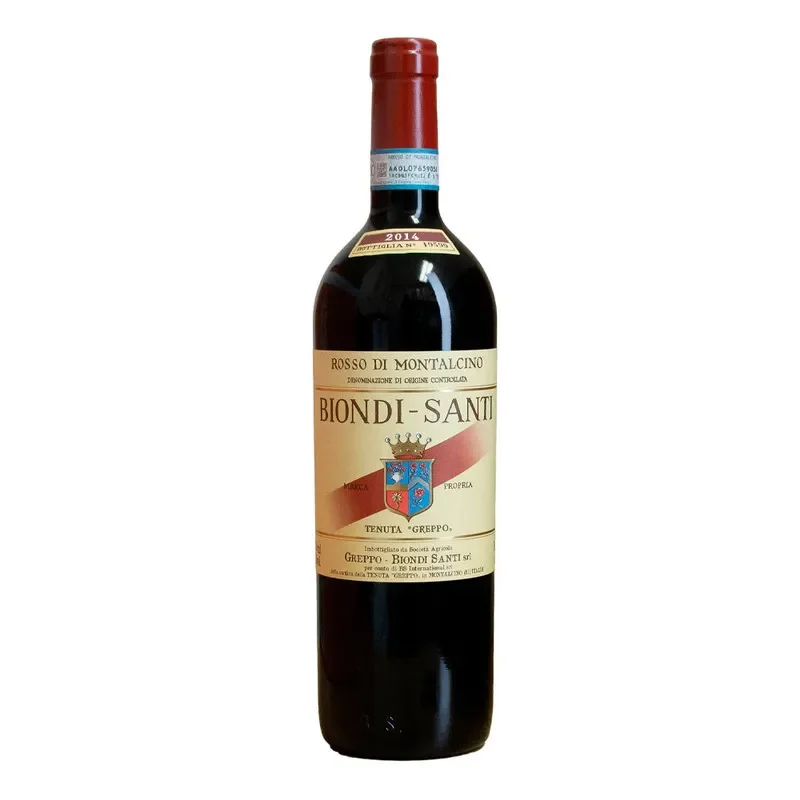 Vino Biondi Santi, Rosso di Montalcino Fascia Rossa, Sangiovese. Rosso di Montalcino