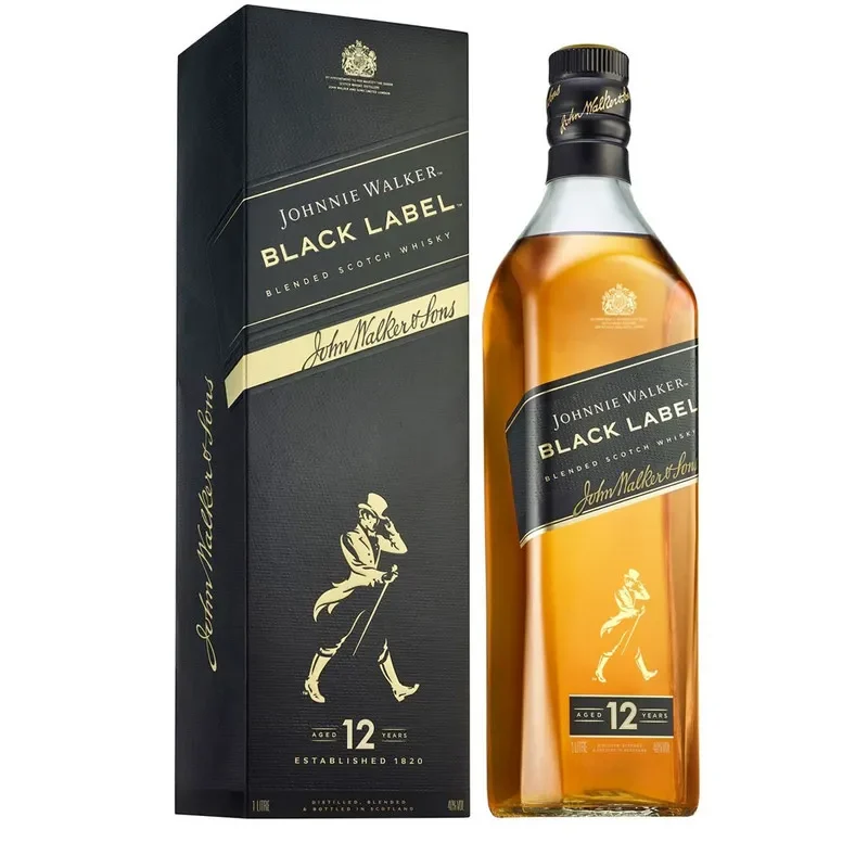 Whisky Johnnie Walker Black Label 12 Y 1000ml