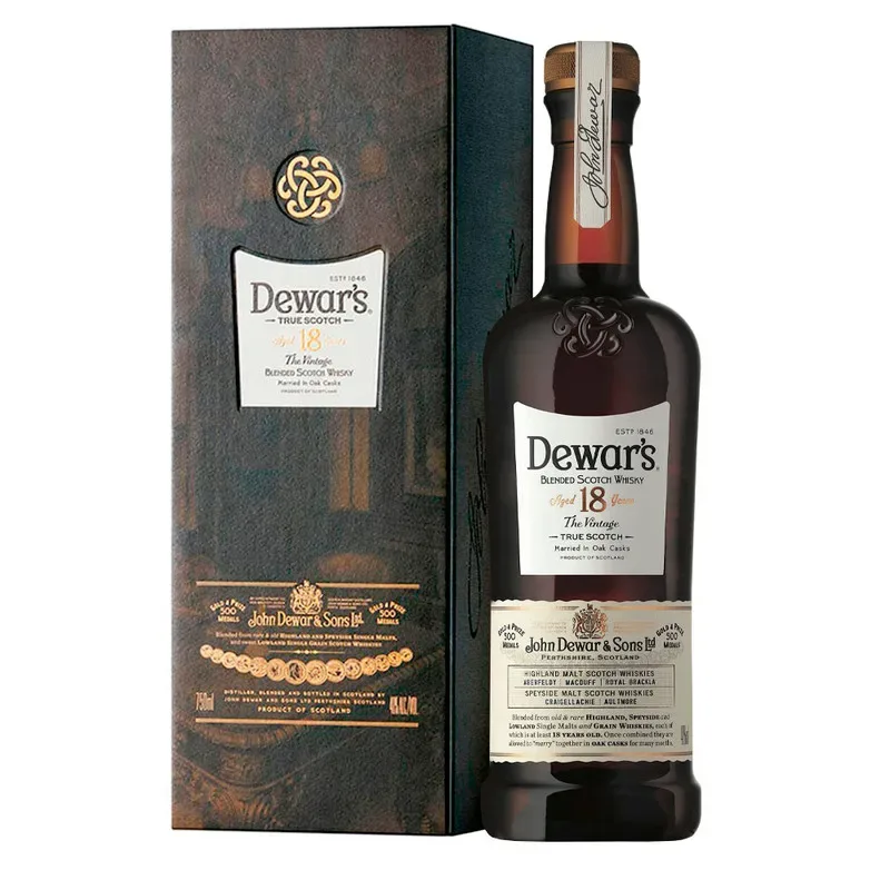 Whisky Dewars 18 años Founders Reserve, Scotch Wkisky