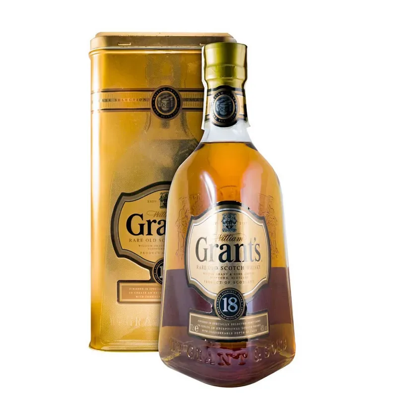 Whisky Grants 18 Años, Scotch Blended Whisky