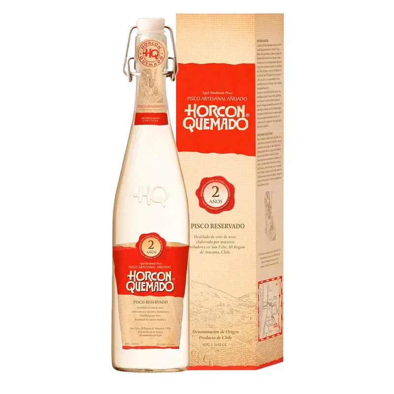 Pisco Horcon Quemado 2 años, Atacama