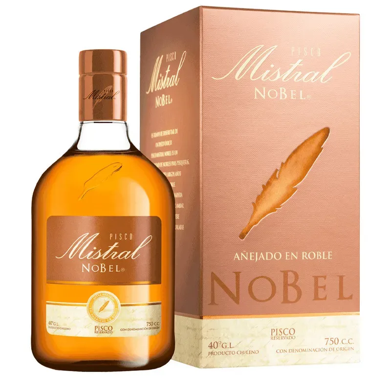Pisco Mistral Nobel Dorado, Elqui