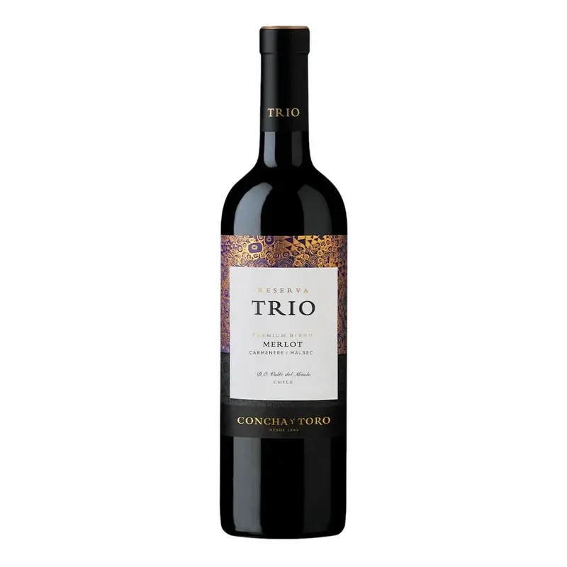 Vino Concha y Toro Trio, Merlot