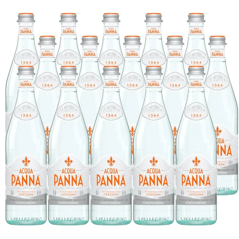 15 Agua Panna Sin Gas 750ml, Vidrio
