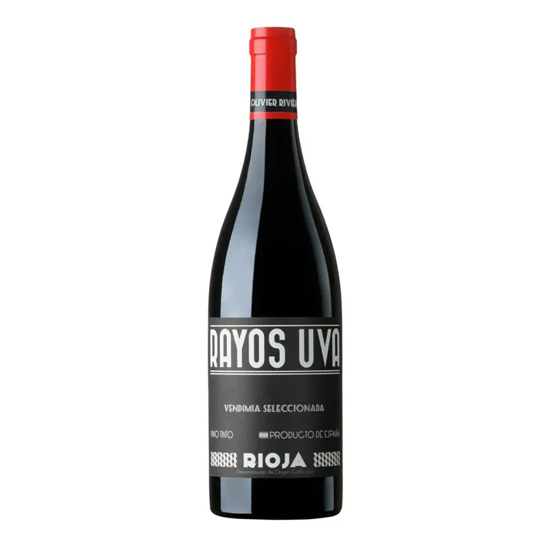 Vino Rayos Uva, Tempranillo (Rioja), España.