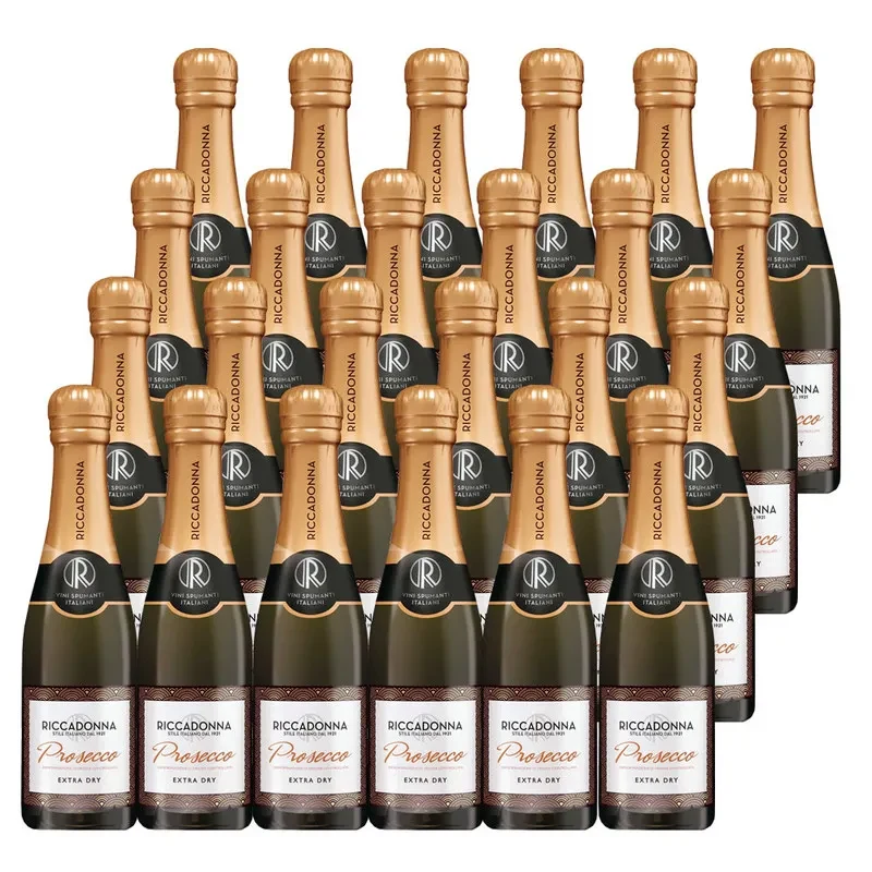 24 Espumantes Riccadonna Prosseco 200ml.