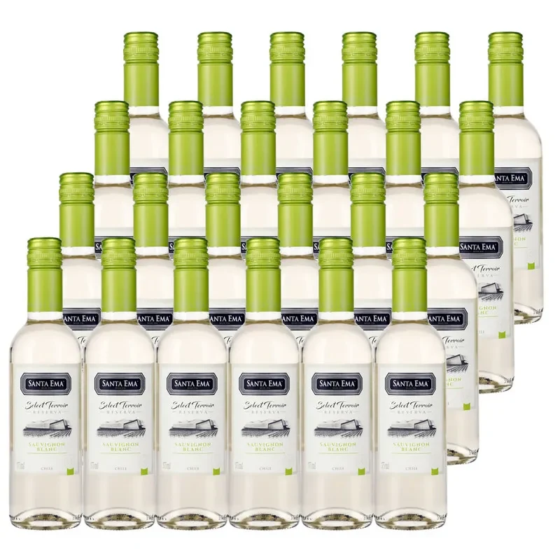 24 Vinos Santa Ema Select Terroir Sauvignon Blanc 375ml.
