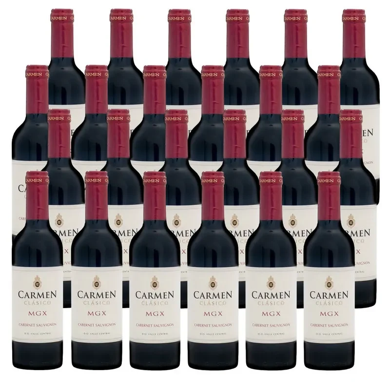 24 Vinos Carmen Margaux 375ml.