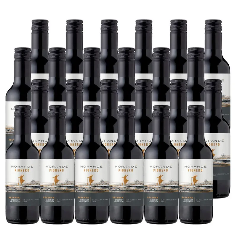 24 vinos Morande Reserva, Cabernet Sauvignon 375ml.