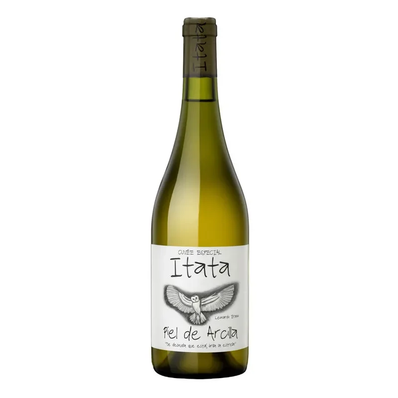 Vino Leo Erazo Piel De Arcilla Moscatel.