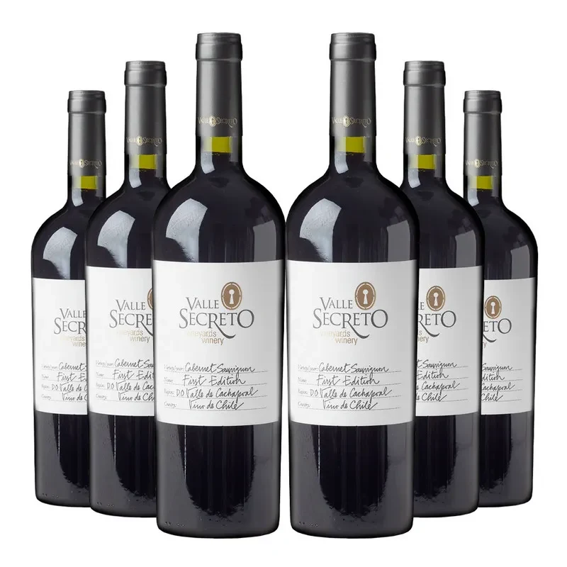 6 Vinos Valle Secreto First Edition Cabernet Sauvignon