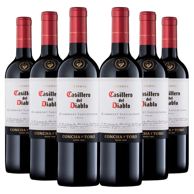 6 Vinos Casillero del Diablo Cabernet Sauvignon