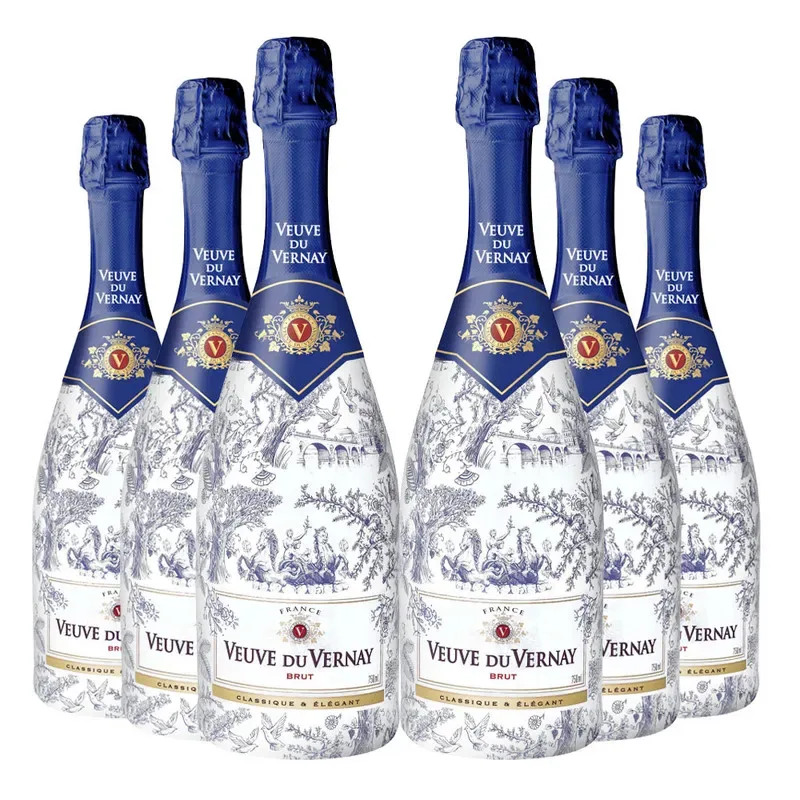 6 Espumante Veuve du Vernay Brut Blue