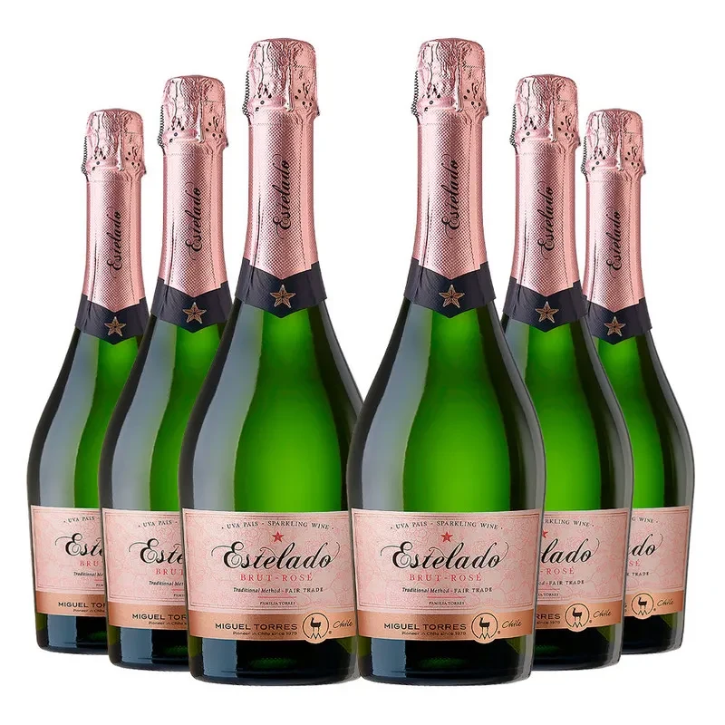 6 Espumantes Estelado, Rose Pais