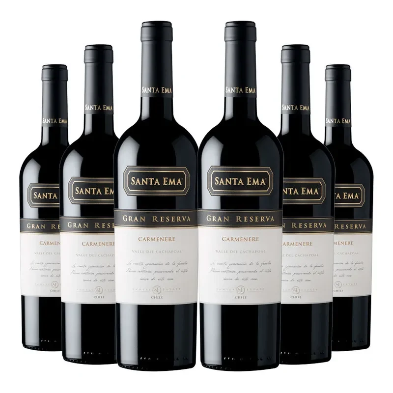 6 Vinos Santa Ema Gran Reserva Carmenere
