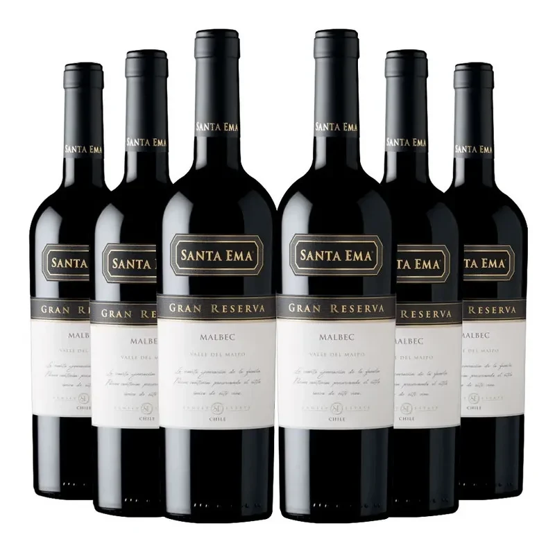6 Vinos Santa Ema Gran Reserva Malbec