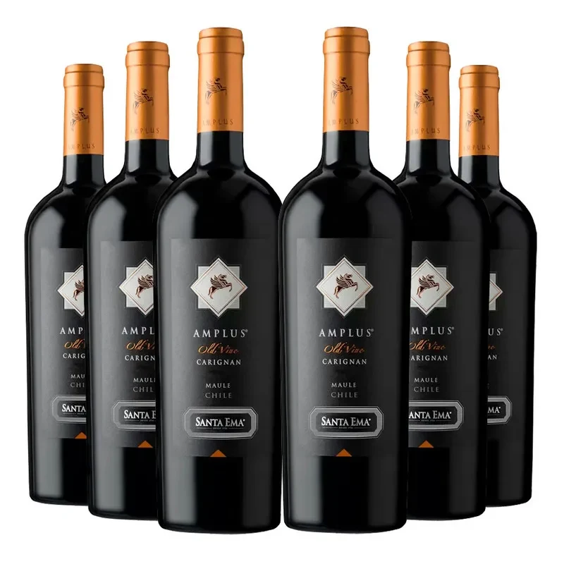 6 Vinos Santa Ema Amplus Carignan