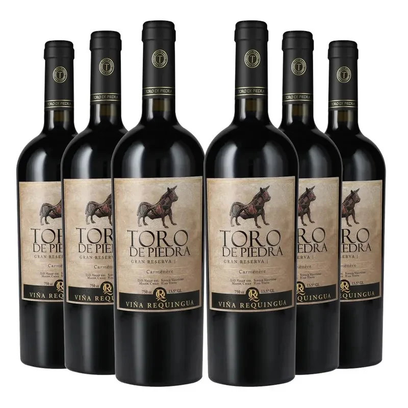 6 Vinos Toro de Piedra Carmenere