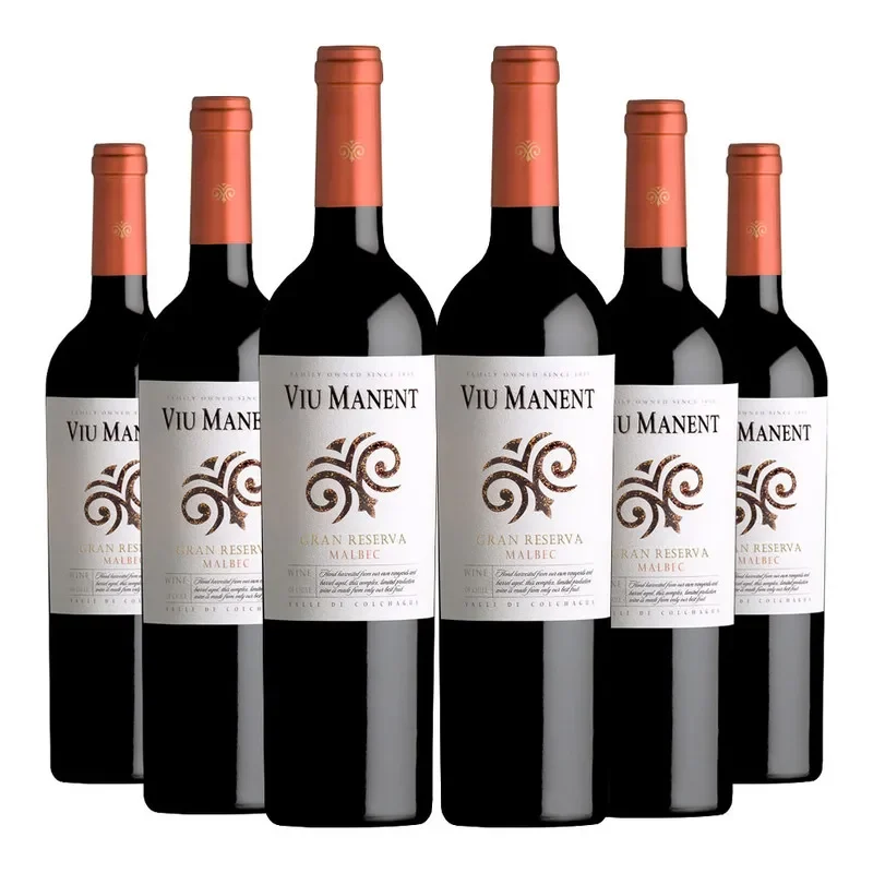 6 Vinos Viu Manent Gran Reserva Malbec