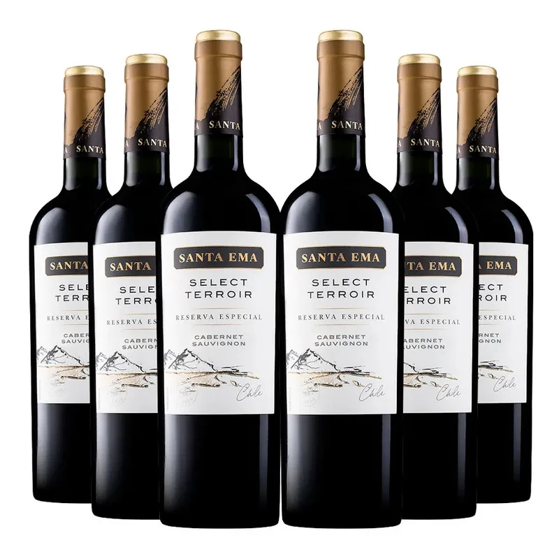 6 Vinos Santa Ema Select Terroir Cabernet Sauvignon