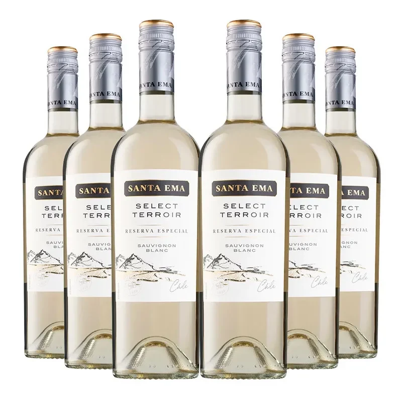 6 Vinos Santa Ema Select Terroir Rva S. Blanc
