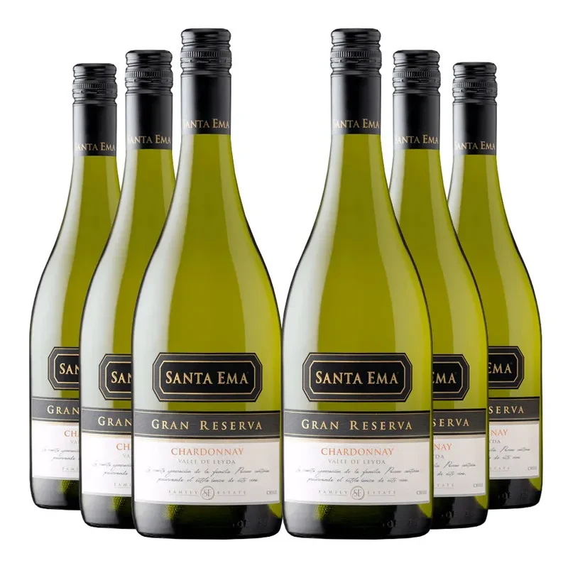 6 Vinos Santa Ema Gran Reserva Chardonnay