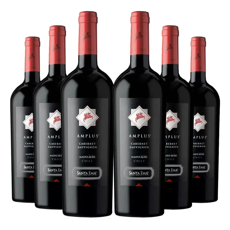 6 Vinos Santa Ema Amplus, Cabernet Sauvignon