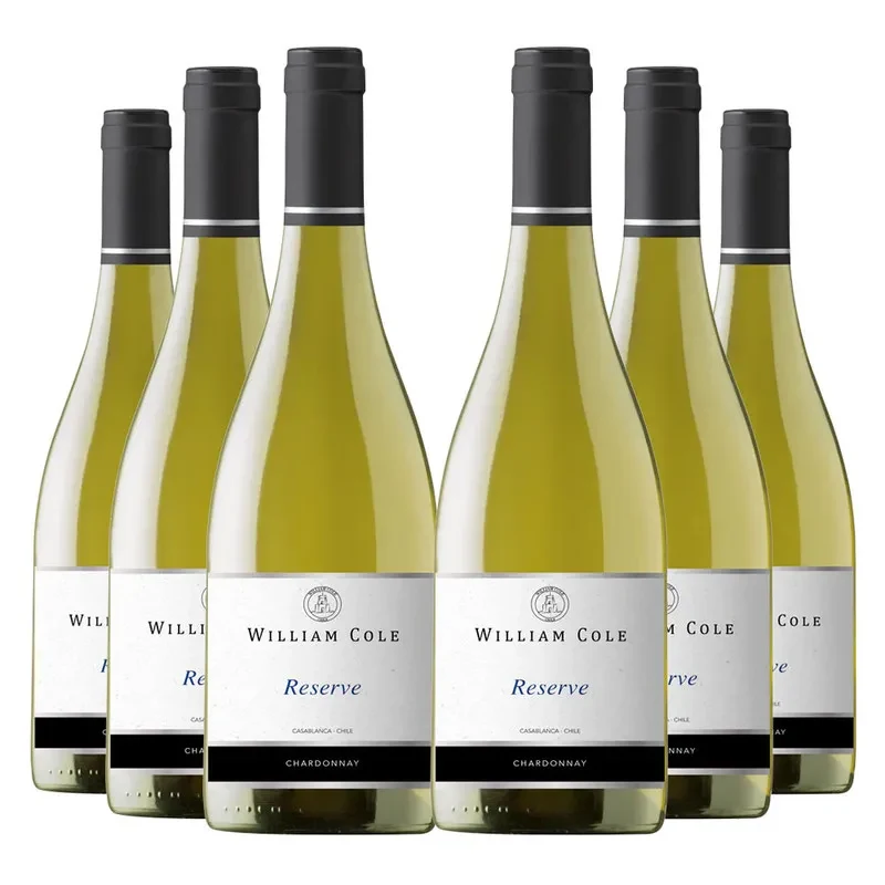 6 Vinos William Cole Reserva Chardonnay