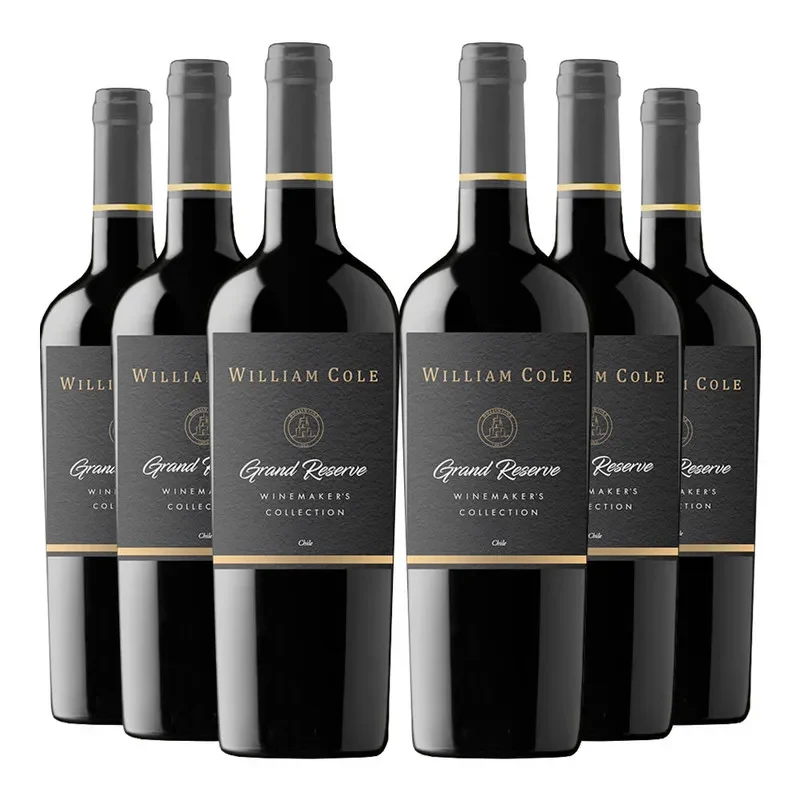6 Vinos William Cole Grand Reserve Winemakers Collection