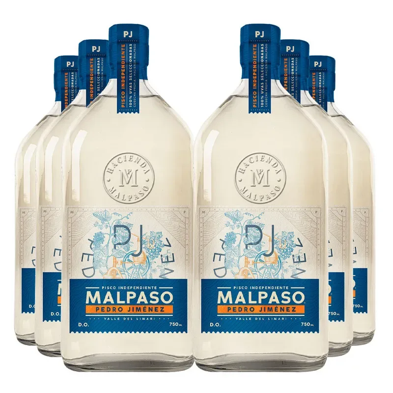 6 Piscos Mal Paso Pedro Jimenez, Limari