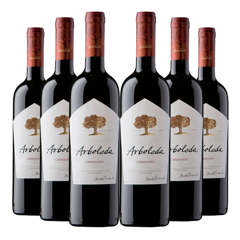 6 Vinos Arboleda Carmenere