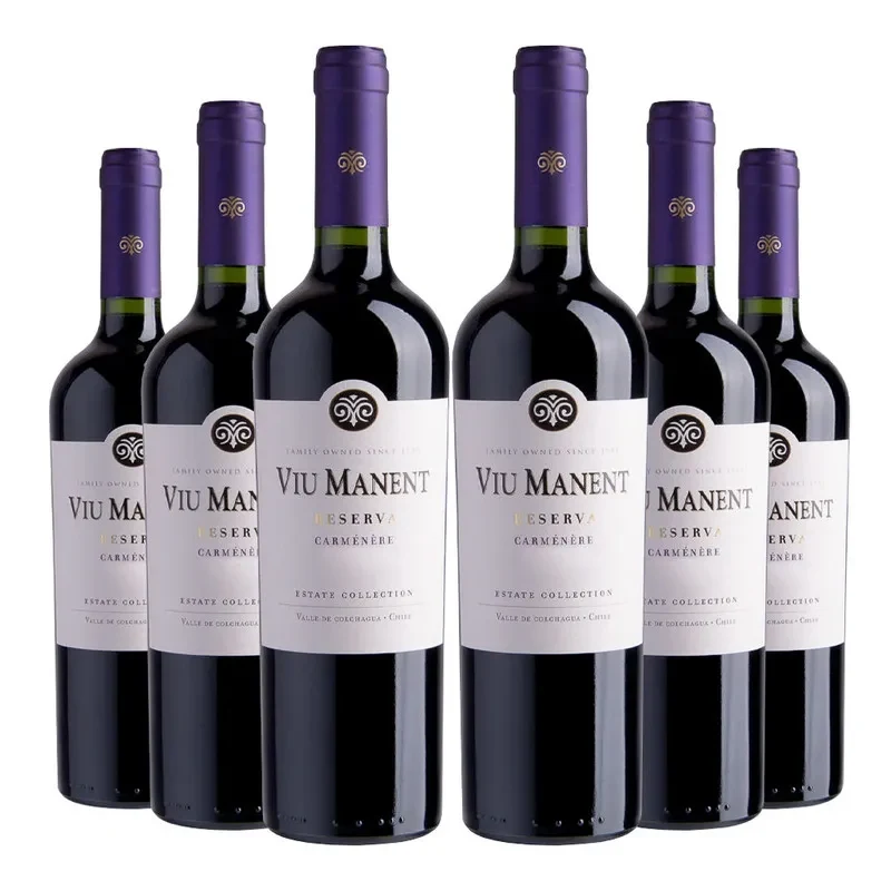 6 Vinos Viu Manent Estate Reserva Carmenere