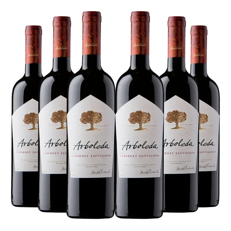 6 Vinos Arboleda Cabernet Sauvignon